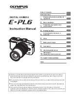 Preview for 1 page of Olympus E-PL6 Instruction Manual