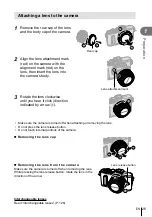 Предварительный просмотр 15 страницы Olympus E-PL8 Instruction Manual