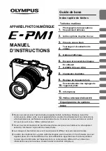 Preview for 1 page of Olympus E-PM1 Manuel D'Instructions