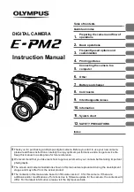 Preview for 1 page of Olympus E-PM2 Instruction Manual