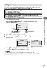 Предварительный просмотр 57 страницы Olympus E-PM2 Instruction Manual