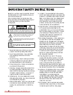 Preview for 6 page of Olympus E10 - CAMEDIA E 10 Digital Camera SLR Instructions Manual