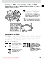 Preview for 27 page of Olympus E10 - CAMEDIA E 10 Digital Camera SLR Instructions Manual