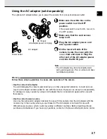 Preview for 29 page of Olympus E10 - CAMEDIA E 10 Digital Camera SLR Instructions Manual