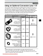 Preview for 135 page of Olympus E10 - CAMEDIA E 10 Digital Camera SLR Instructions Manual