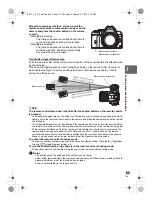 Предварительный просмотр 63 страницы Olympus E620 - Evolt 12.3MP Live MOS Digital SLR... Instruction Manual