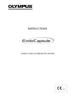 Предварительный просмотр 1 страницы Olympus EndoCapsule Instruction Manual