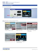 Preview for 3 page of Olympus ESG-150 Quick Reference Manual