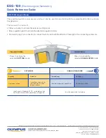 Preview for 9 page of Olympus ESG-150 Quick Reference Manual