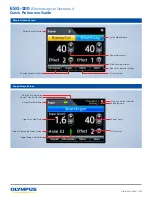 Предварительный просмотр 2 страницы Olympus ESG-300 Quick Reference Manual