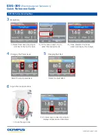 Предварительный просмотр 4 страницы Olympus ESG-300 Quick Reference Manual