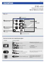 Olympus ESG-410 Quick Reference Manual предпросмотр