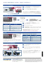 Предварительный просмотр 2 страницы Olympus EU-ME2 Quick Reference Manual