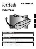 Olympus Eye-Trek FMD-250W Instruction Manual preview