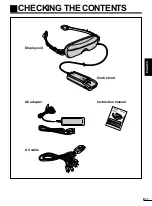 Preview for 11 page of Olympus Eye-Trek FMD-250W Instruction Manual