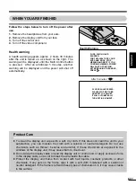 Preview for 27 page of Olympus Eye-Trek FMD-250W Instruction Manual