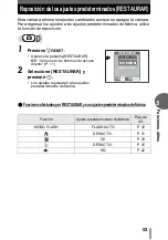 Preview for 53 page of Olympus FE 100 - 4MP Digital Camera Manual Avanzado