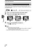 Предварительный просмотр 42 страницы Olympus FE-100 Advanced Manual