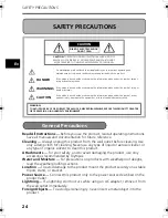 Предварительный просмотр 24 страницы Olympus FE-110/X-705 Basic Manual