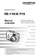 Предварительный просмотр 1 страницы Olympus FE 115 - Digital Camera - 5.0 Megapixel (Spanish) Manual Avanzado