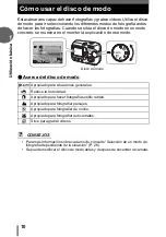 Предварительный просмотр 10 страницы Olympus FE 115 - Digital Camera - 5.0 Megapixel (Spanish) Manual Avanzado