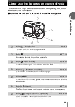 Предварительный просмотр 11 страницы Olympus FE 115 - Digital Camera - 5.0 Megapixel (Spanish) Manual Avanzado