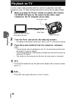 Предварительный просмотр 44 страницы Olympus FE-115/X-715 Advanced Manual