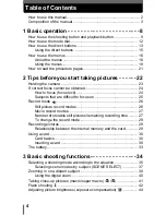 Preview for 4 page of Olympus FE 120 - Digital Camera - 6.0 Megapixel Advanced Manual