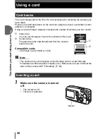 Предварительный просмотр 30 страницы Olympus FE 120 - Digital Camera - 6.0 Megapixel Advanced Manual