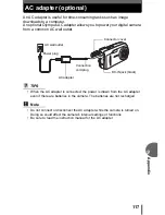 Предварительный просмотр 117 страницы Olympus FE 120 - Digital Camera - 6.0 Megapixel Advanced Manual