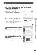 Preview for 53 page of Olympus FE 130 - 5.1MP Digital Camera (French) Manuel Avancé