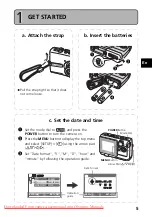 Предварительный просмотр 5 страницы Olympus FE-130/X-720 Basic Manual