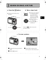 Предварительный просмотр 7 страницы Olympus FE-130 Basic Manual