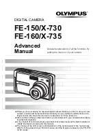 Olympus FE-150/X-730 Advanced Manual preview