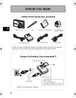 Предварительный просмотр 4 страницы Olympus FE-150 Basic Manual