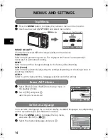 Предварительный просмотр 14 страницы Olympus FE-150 Basic Manual