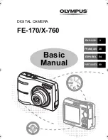 Preview for 1 page of Olympus FE 170 - Digital Camera - 6.0 Megapixel Basic Manual