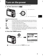 Предварительный просмотр 5 страницы Olympus FE 170 - Digital Camera - 6.0 Megapixel Basic Manual