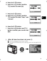 Preview for 7 page of Olympus FE 170 - Digital Camera - 6.0 Megapixel Basic Manual