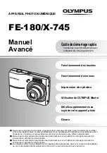 Olympus FE 180 - Digital Camera - 6.0 Megapixel Manuel Avancé preview