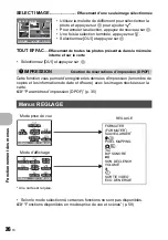 Предварительный просмотр 26 страницы Olympus FE 180 - Digital Camera - 6.0 Megapixel Manuel Avancé