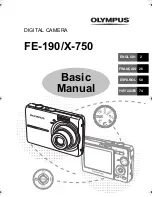 Предварительный просмотр 1 страницы Olympus FE-190/X-750 Basic Manual