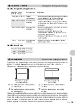 Preview for 19 page of Olympus FE 200 - Digital Camera - 6.0 Megapixel (French) Manuel Avancé