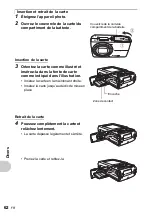 Preview for 62 page of Olympus FE 200 - Digital Camera - 6.0 Megapixel (French) Manuel Avancé