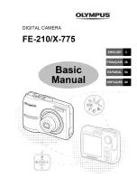 Olympus FE 210 - Digital Camera - Compact Basic Manual preview
