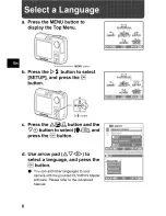 Preview for 8 page of Olympus FE 210 - Digital Camera - Compact Basic Manual