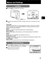 Preview for 15 page of Olympus FE 210 - Digital Camera - Compact Basic Manual
