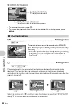 Предварительный просмотр 22 страницы Olympus FE-210/X-775 Advanced Manual