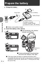 Preview for 4 page of Olympus FE 220 - Digital Camera - Compact Quick Start Manual