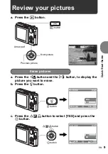 Предварительный просмотр 9 страницы Olympus FE 220 - Digital Camera - Compact Quick Start Manual